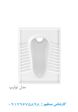 توالت ایرانی چینی کرد مدل تولیپ