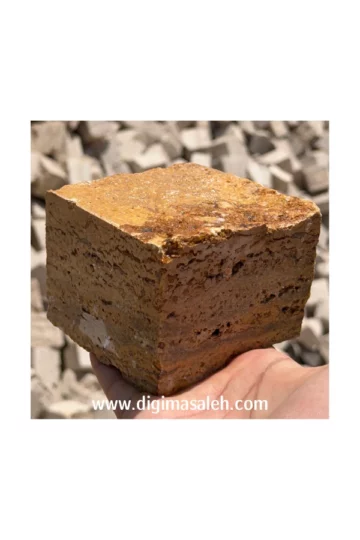 سنگ کوبیک تراورتن لیمویی